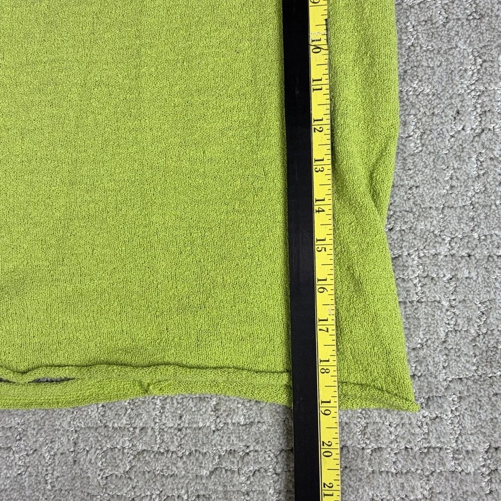 Free People FP Beach Lime Green Knit Tube Halter Top Backless Open Back Size XL